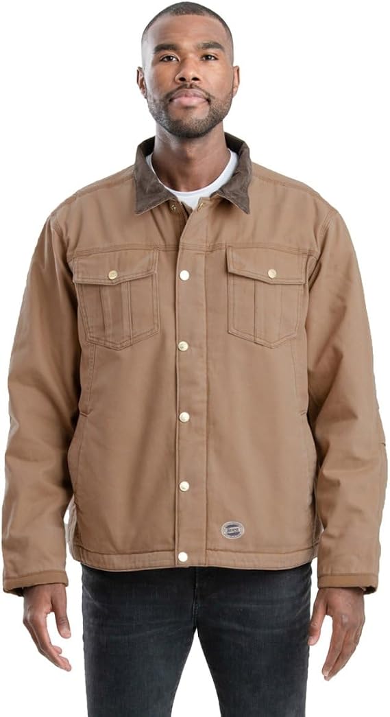 Berne Vintage Washed Sherpa-Lined Jacket