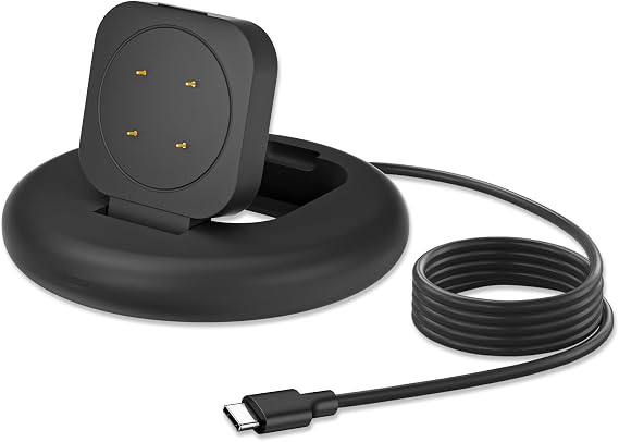 充電スタンド Google Fitbit Ace LTE対応 ポータブル&折りたたみ式磁気充電器 3.3フィートの充電コード付き Fitbit Ace LTE スマートウォッチ用 子供用 ブラック
