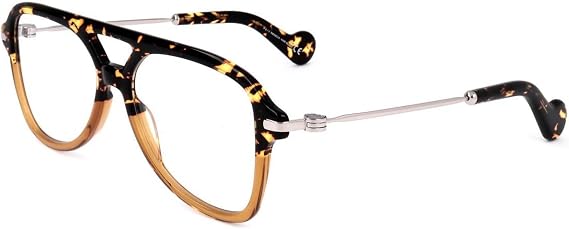 Moncler Pilot Eyeglasses ML5081 56A Honey Havana 56mm 5081