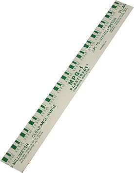GOODSON PLASTIGAGE Green Bearing Clearance Measuring Tool |.001" to .003" Range | 10 Pack