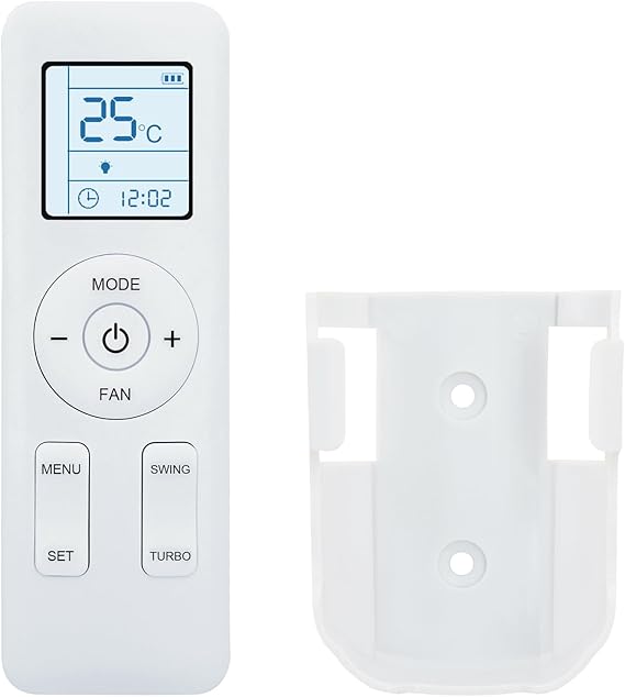 Replacement Remote Control for GREE Air Conditioner YAY1FF YAY1F2 YAY1F2F YAY1F1 YAY1F1F 305001060119_x73461,with Wall Mounting Bracket