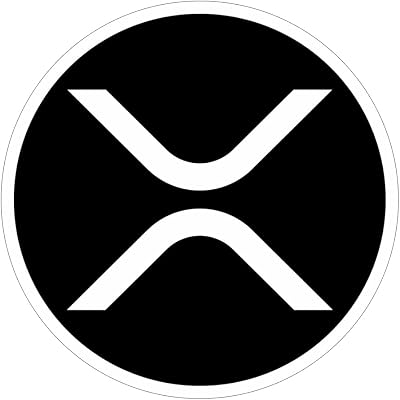 Reflective XRP Crypto Sticker