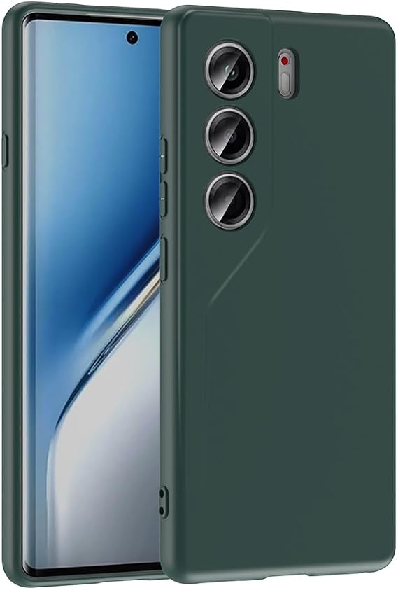 Spia Tecno Camon 40 Pro ile Uyumlu Kılıf Koyu Yeşil Lansman Kapak Orijinal (Tecno Camon 40 Pro ile Uyumlu, Koyu Yeşil)