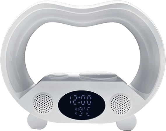 LED WIRLESS Phone Charger with Speaker (White)