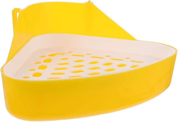 Rabbit Litter Box Pet Training Toilet Tray for Small Young Rabbits and Small Pets Compact and Portable Suitable for Garden and Living Room Use