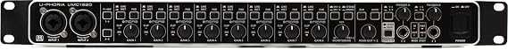 Behringer U-PHORIA UMC1820 USB Audio Interface with MIDAS Preamps, 18x20 I/O, and ADAT Expansion