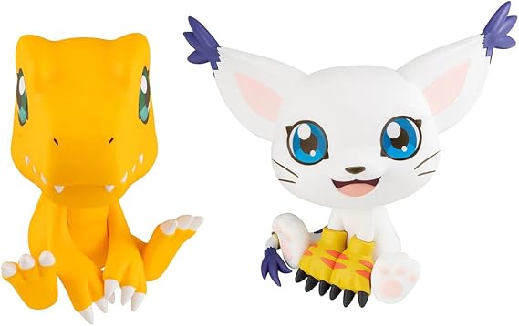 Megahouse - Digimon Adventure Look Up Series Tailmon & Agumon PVC Set
