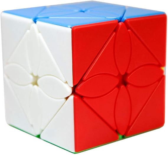Oostifun MoYu MoFang JiaoShi Meilong Maple Leaves Skewb Multicolor Cubing Classroom Smooth Twist Puzzle Special Toys