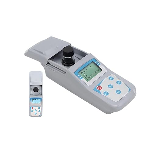 Portable 90° Scattered Light Turbidity Meter 0-200/1000NTU Digital Water Turbidimeter For Lab Pool Wastewater Treatment Clear Screen(ZD-10A 1000NTU)