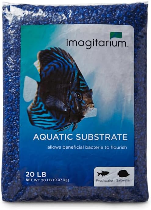 imagitarium by Petco Aquarium Gravel Substrate Dark Blue 20 lbs.