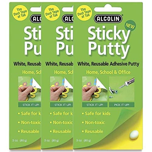 Alcolin Sticky Putty 3 Pack