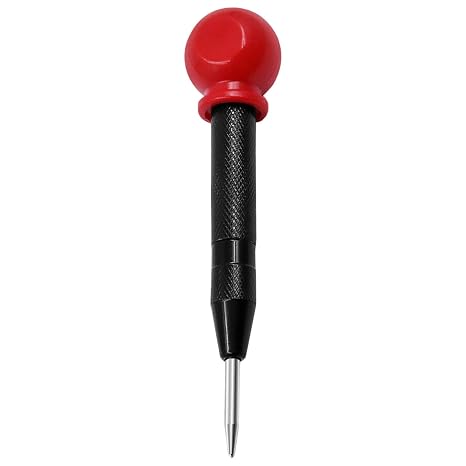 Spring Loaded Center Punch Automatic Anti-Slip Heavy Duty Hole Tool for Metal Wood Plastic