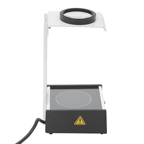 Multifocal Lens Tester, CP-29B Progressive Lens Testing Machine, 10W Compact Tabletop Optical Device-Precise Focus Measurement, Iron, Easy Use for Laboratories, Optical Stores, 4.8 * 4.56 * 11.81in