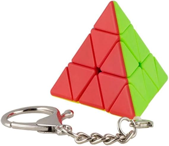 QIYI Puzzle Cube Keychain - Key Ring Cube (Pyraminx)