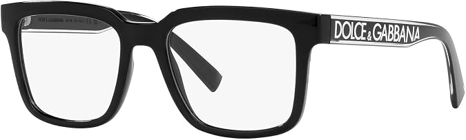 Dolce & Gabbana DG5101-501 Eyeglass Frame BLACK w/DEMO LENS 52mm