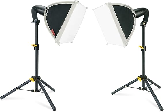 LINCO Lincostore Softbox Lighting Kit 8x8 Mini Tabletop 2 Pack | Portable mini photography lighting kit, video & portraits; ideal for photo studio; lightweight & easy to position