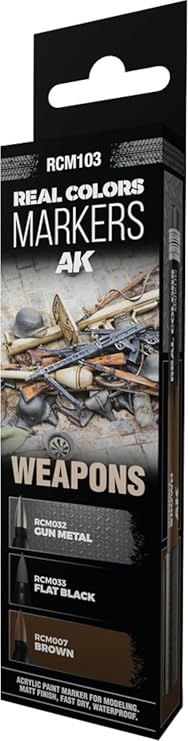 AK REAL COLORS MARKER SET RCM103 WEAPONS (3pcs)