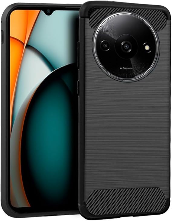 Cool Xiaomi Redmi A3 Carbon Case Black