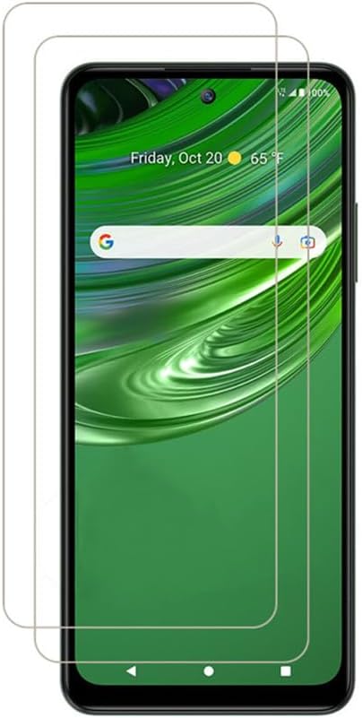 2 PCS Screen Protector for Cricket Outlast Tempered Glass Protective Film 9H-Hardness Anti-Scratch No-Bubble Case Friendly (HD Clear)