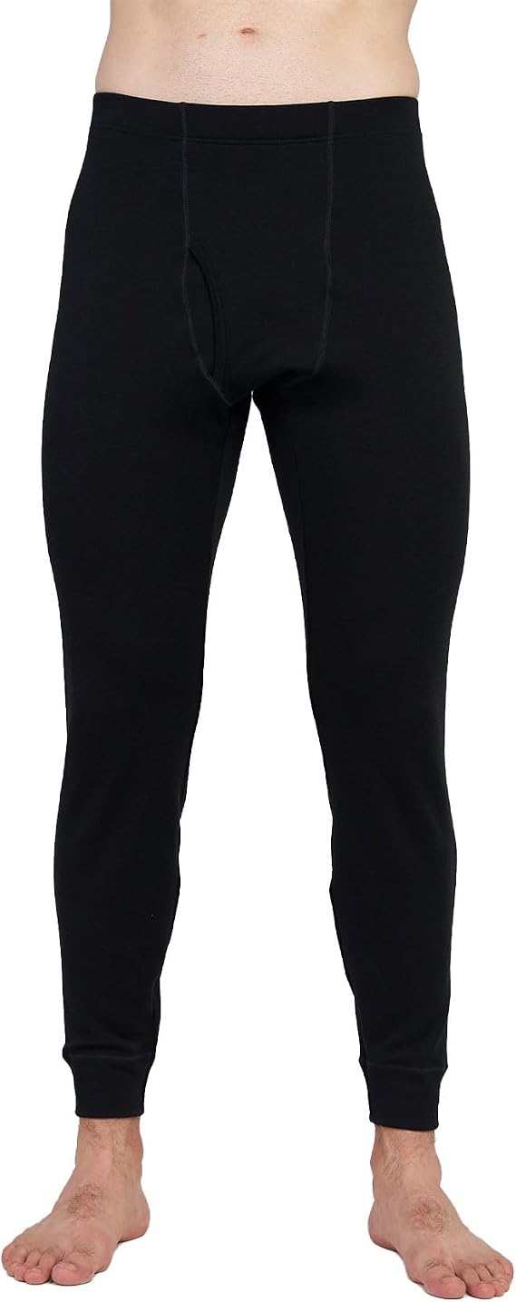 LAPASA Mens 100% Merino Wool Base Layer Thermal Underwear Pants | Lightweight, Midweight, Heavyweight Long John, Warm, Soft, Sweat-wicking as Skiing Activewear, Outdoor Sports, or Daily Wear