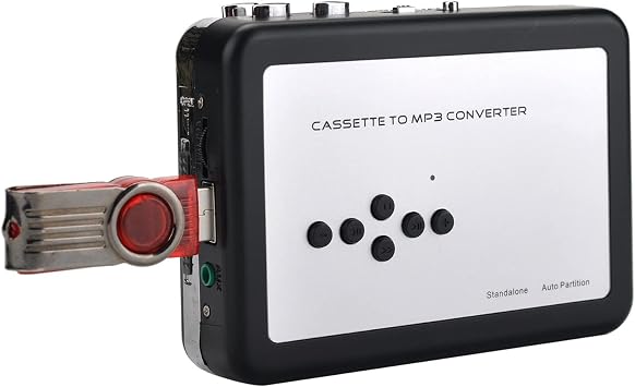 COYEUX Cassette Tape Player, USB Cassette to MP3 Converter, with Headphone and Playback Function, Save to USB Flash Drive Directly,No Need Computer