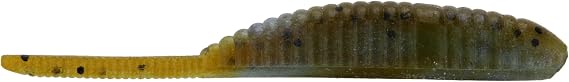 Yamamoto 3'' Shad Shape Worm/Blue Craw (10 Pack)