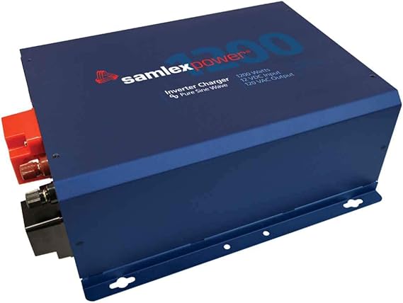 Samlex EVO-1212F-HW Evolution F-Series Hardwired 120V Pure Sine Inverter/Charger - 1200 Watt