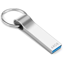 64GB USB Flash Drive, USB 3.2 Flash Drive for PC, Tablet, Mac, MacBook,Smart Phone High-Speed Memory Stick for Store 16,000 Songs/21,600 Photos/960 Minutes of Video (Single USB)