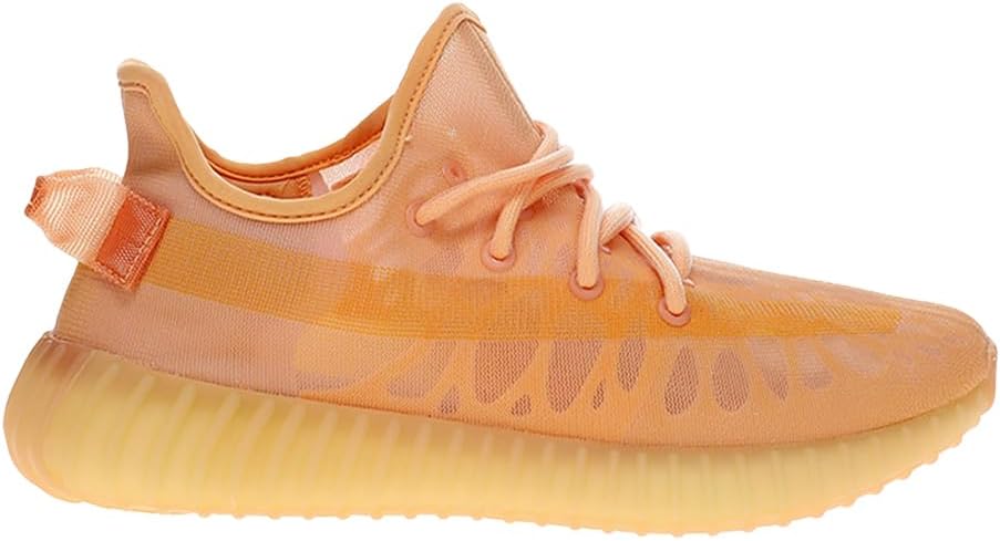 adidas Mens Yeezy Boost 350 V2 Lace Up Sneakers Shoes Casual - Orange - Size 11 M