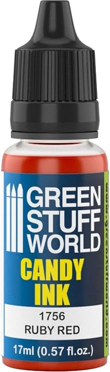 Green Stuff World Candy Ink for Models and Miniatures Ruby Red 1756