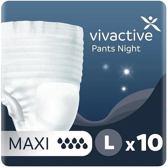 Vivactive Pants Night Maxi Large (2300ml) 10 Pack