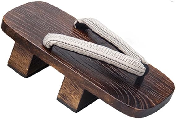 Japanese Style Large Size Cosplay Shoes Wooden Slippers Ninja Flip Flop Geta Sandal Clogs