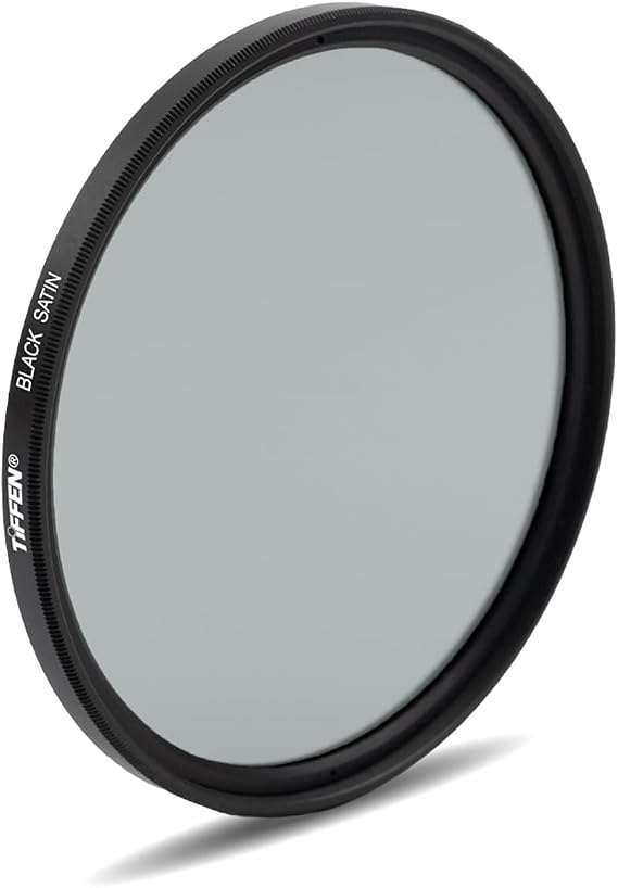 Tiffen 77mm Black Satin 1/8 Filter | Diffused Highlights, Soft Dreamy Aesthetic, Photography and Videography