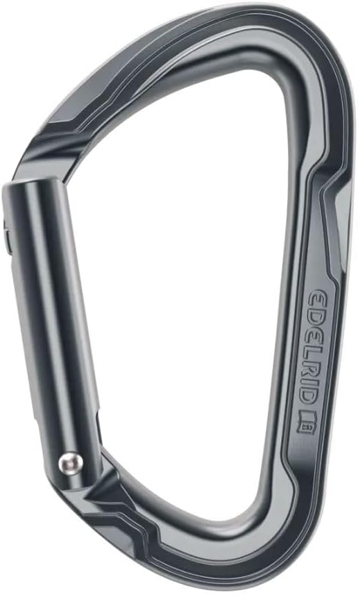 EDELRID Pure Carabiner - Slate Straight Gate
