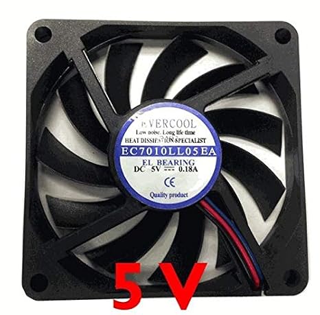Evercool 70x10mm 5 Volt Fan EC7010LL05EA
