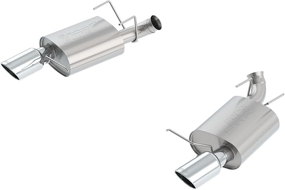 BORLA 11837 Axle-Back Performance Exhaust System for 2013-2014 Ford Mustang GT/ 2013 Boss 302-5.0L V8 Automatic/Manual Transmission Coupe/Convertible.
