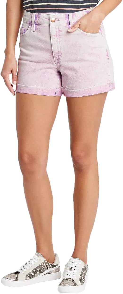 Universal Thread Women's Super-High Rise Midi Jean Shorts -