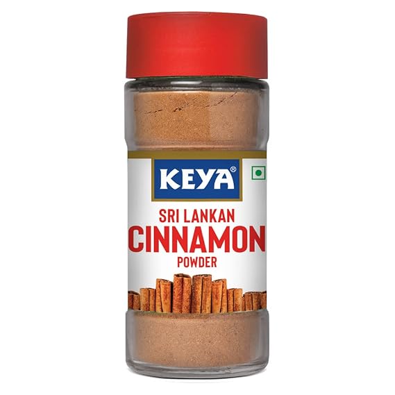Keya Srilankan Certified Cinnamon Powder Dalchini Powder Ceylon Cinnamon Non Cassia Sourced from Sri Lanka 100% Pure Natural Packed with Zero Preservatives or Additives 45g
