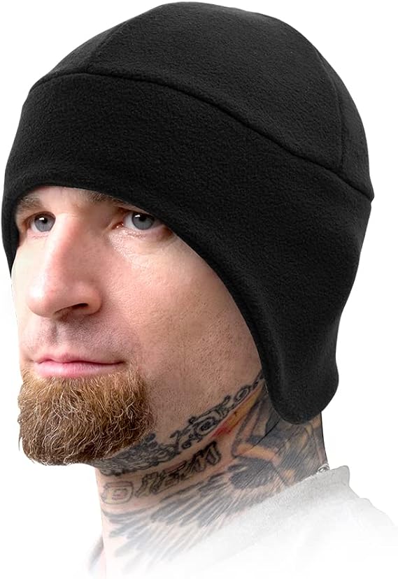 Schampa Fleece Drop Cap Beanie Black