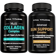 Vital Vitamins Multi-Collagen Capsules 150ct + Sun Support Capsules