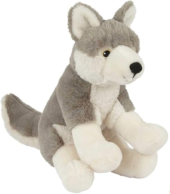 Ravensden Soft Toy Wolf Sitting 23cm Eco Collection