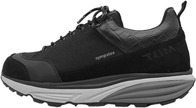 MBT Naga Sym Active Outdoor Walking Shoes in Black for Men in Size 10