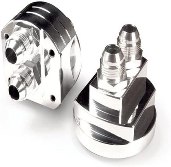 Remote Oil Filter Relocation Kit - Polished
