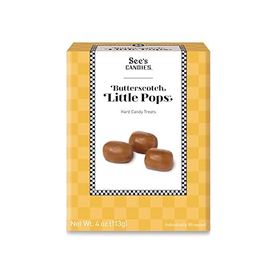 Sees Candies 4 oz Little Pops Butterscotch