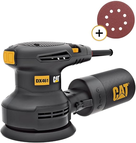 CAT DX461 Professional Eccentric Sander with 400 Watt 125 mm Speed Adjustment
