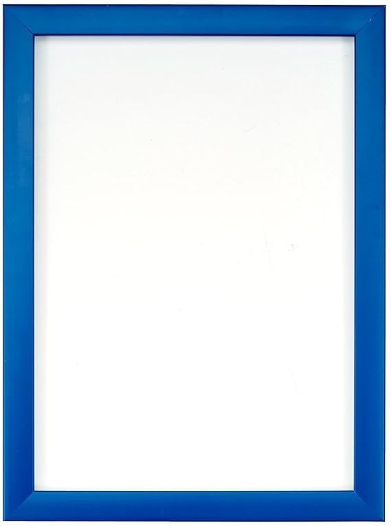 Rainbow Colour Range Picture/Photo/Poster frame- With an MDF backing board- Ready to hang- With a High Clarity Styrene Shatterproof Perspex Sheet-Blue-A3 - rcrp-blu-a3