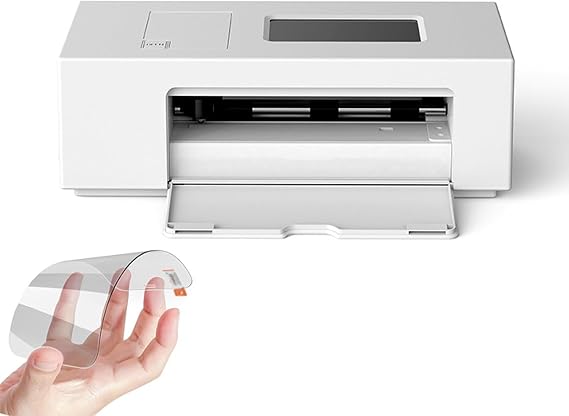 Intelligent Film Cutting Machine, 10.5in Multifunctional Screen Protector Cutter, with 6-inch Touch Screen, Hydrogel TPU Screen Protectors Cutter for Camera, Laptop, Mobile Phone