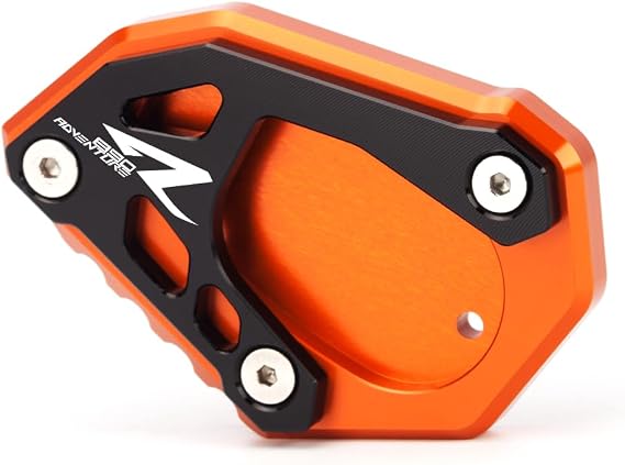 Motorcycle Side Stand Fit For KTM 890 Adventure R | 890 Adventure 2020 2021 2022 2023 Stand Plate Fits Kickstand Side Stand KTM 890 Accessories Black - Orange