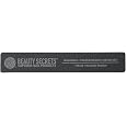 Beauty Secrets 100/180 Rectangular Black Cushion Nail File Black