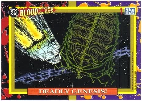 1993 Skybox DC Bloodlines Trading Cards Complete Set
